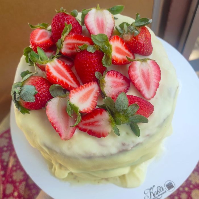 Torta Morango e Chocolate Branco